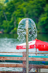 Image showing water park in the mountains