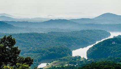 Image showing scenery around lake lure north carolina