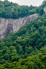 Image showing chimney rock park and lake lure scenery