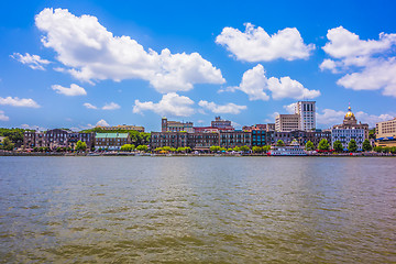 Image showing savannah georgia waterfront scenes