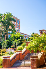 Image showing modern and historic architecture at college campus