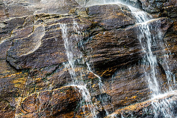 Image showing hickory nut waterfalls during daylight summer