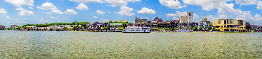 Image showing savannah georgia waterfront scenes