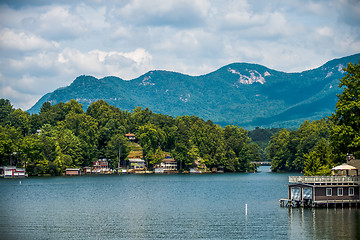 Image showing scenery around lake lure north carolina