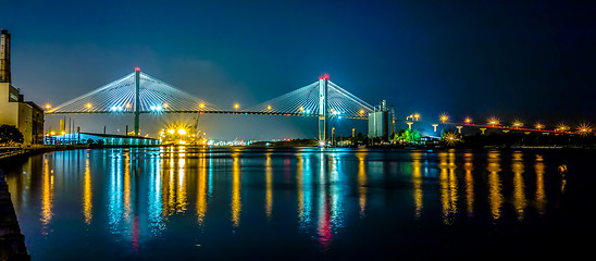 Image showing savannah georgia waterfront and street scenes 