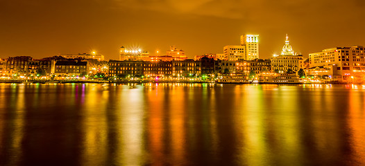 Image showing savannah georgia waterfront and street scenes 