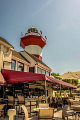 Image showing harbour town lighthouse at hilton head south carolina