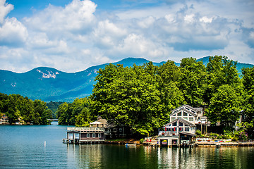 Image showing scenery around lake lure north carolina