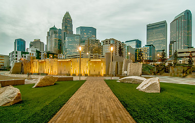 Image showing charlotte north carolina skyline 