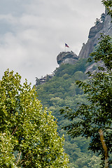 Image showing chimney rock park and lake lure scenery