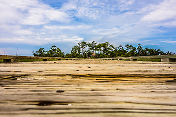 Image showing hunting island beach scenes 