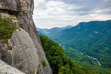 Image showing lake lure and chimney rock landscapes