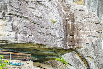 Image showing chimney rock park and lake lure scenery