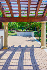 Image showing trellis design canopy details