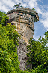 Image showing chimney rock park and lake lure scenery