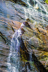 Image showing hickory nut waterfalls during daylight summer