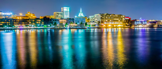 Image showing savannah georgia waterfront and street scenes 