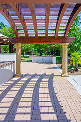 Image showing trellis design canopy details