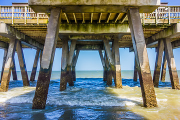 Image showing tybee island beach scenes