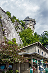 Image showing lake lure and chimney rock landscapes