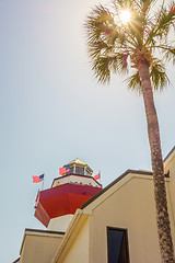 Image showing harbour town lighthouse at hilton head south carolina