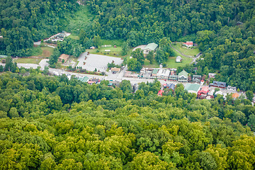 Image showing lake lure and chimney rock landscapes