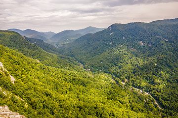 Image showing lake lure and chimney rock landscapes