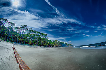 Image showing beach scenes at hunting island south carolina