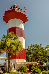 Image showing harbour town lighthouse at hilton head south carolina