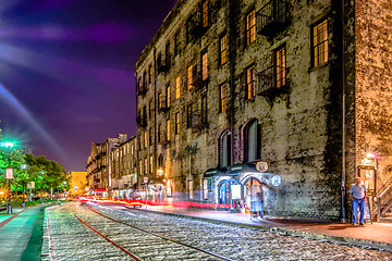 Image showing savannah georgia waterfront and street scenes 