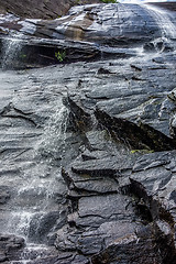 Image showing hickory nut waterfalls during daylight summer