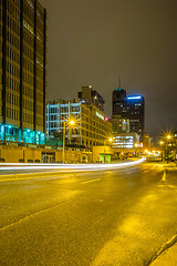 Image showing memphis tennessee city streets at night