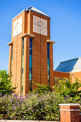 Image showing modern and historic architecture at college campus