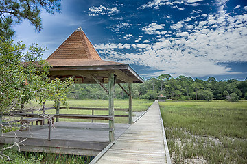 Image showing hunting island beach scenes 