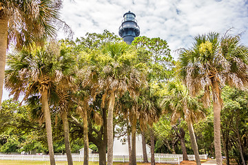 Image showing hunting island lighthouse south carolina