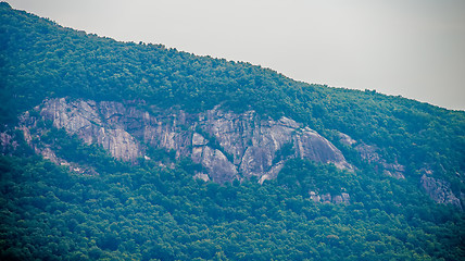 Image showing chimney rock park and lake lure scenery