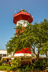 Image showing harbour town lighthouse at hilton head south carolina