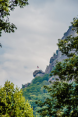 Image showing chimney rock park and lake lure scenery