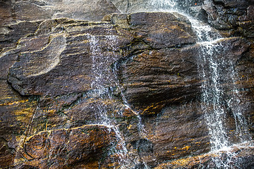 Image showing hickory nut waterfalls during daylight summer