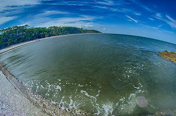 Image showing beach scenes at hunting island south carolina