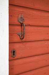 Image showing Old door handle