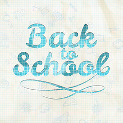 Image showing Back to School. EPS 10