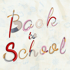 Image showing Back to School. EPS 10