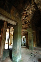 Image showing Ruin temple at Angkor Wat, Cambodia