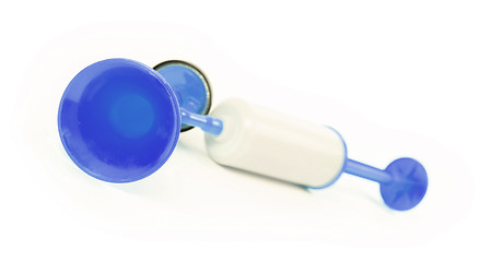 Image showing Manual air horn isolated