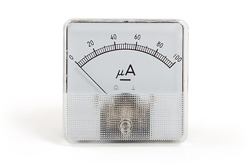 Image showing Old meter isolated