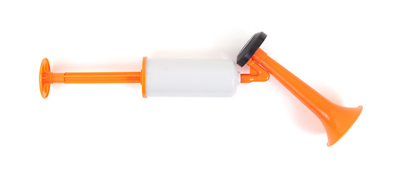 Image showing Manual air horn isolated