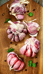 Image showing Pink Garlic