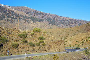 Image showing in ground africa morocco the  snow