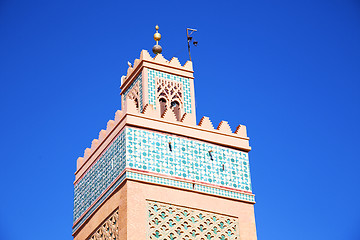 Image showing history in maroc africa  and the blue     sky